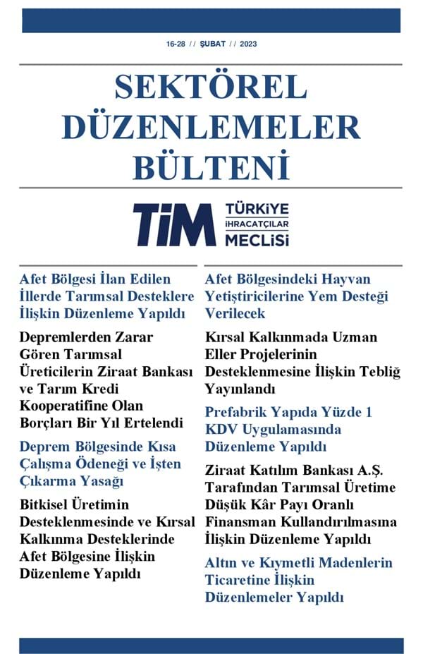 16-28 Şubat 2023 Bülteni 